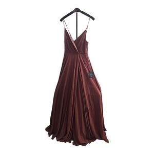 Lulus Dusty /Rusty Rose‎ Elegant Evening Gown Size XS